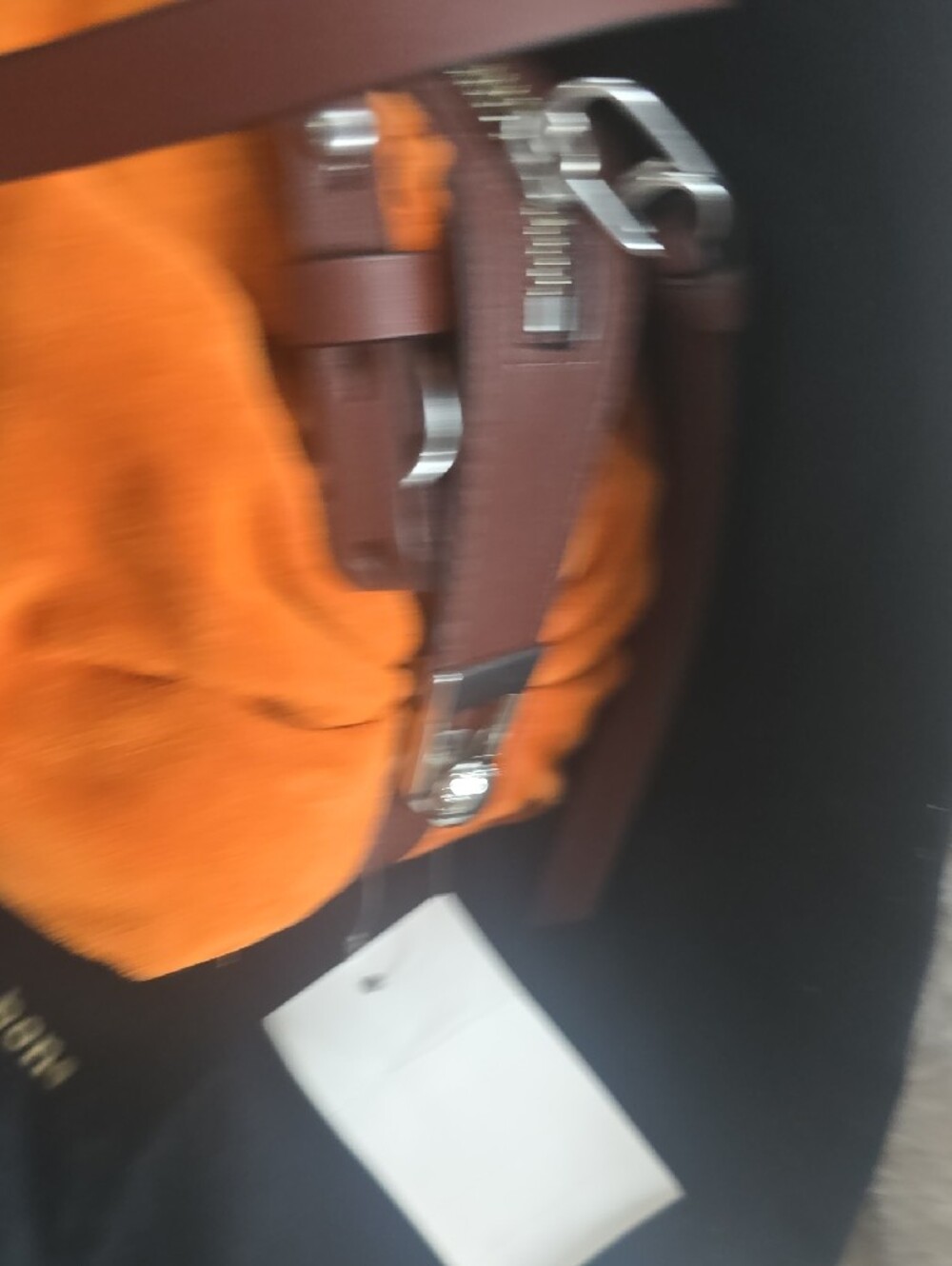 rag & bone Commuter Suede Bag with Brown Leather Trim - Picture 6 of 9